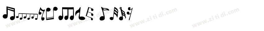Musical Tone字体转换 Musical Tone字体转换